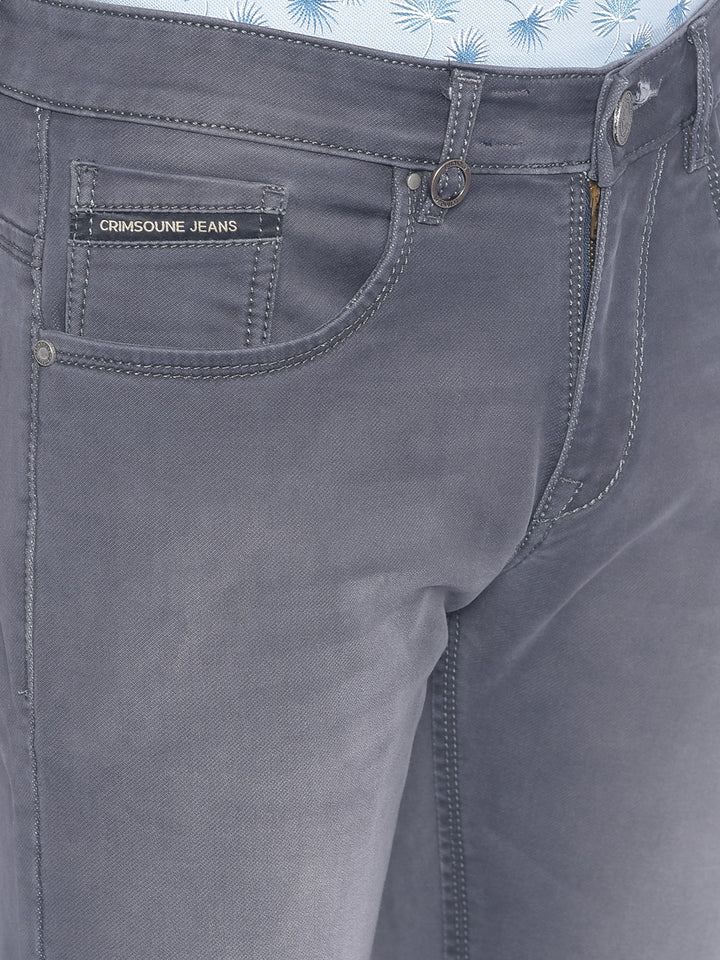 Grey Jeans-Men Jeans-Crimsoune Club