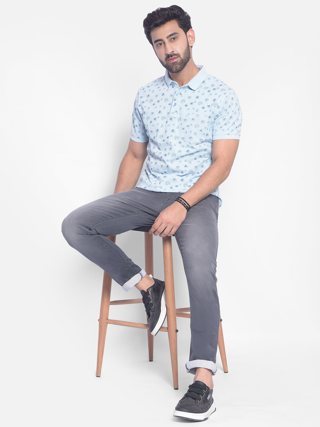 Grey Jeans-Men Jeans-Crimsoune Club