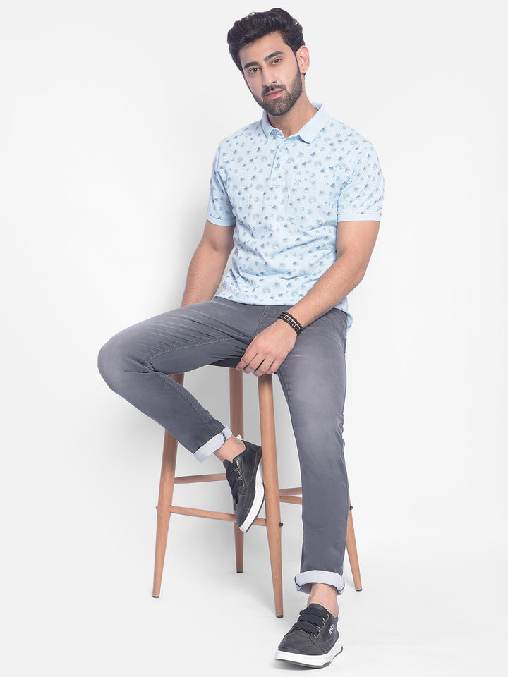 Grey Jeans-Men Jeans-Crimsoune Club