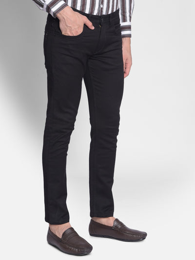 Black Jeans-Men Jeans-Crimsoune Club