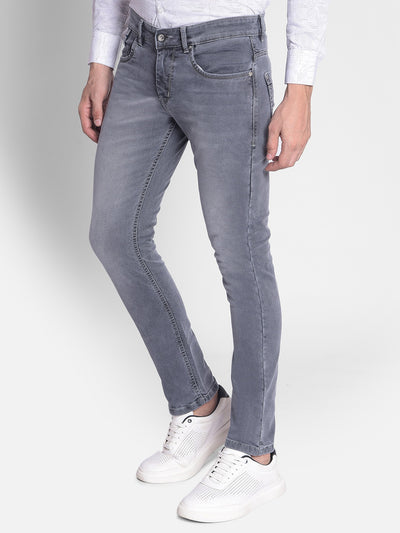 Grey Jeans-Men Jeans-Crimsoune Club