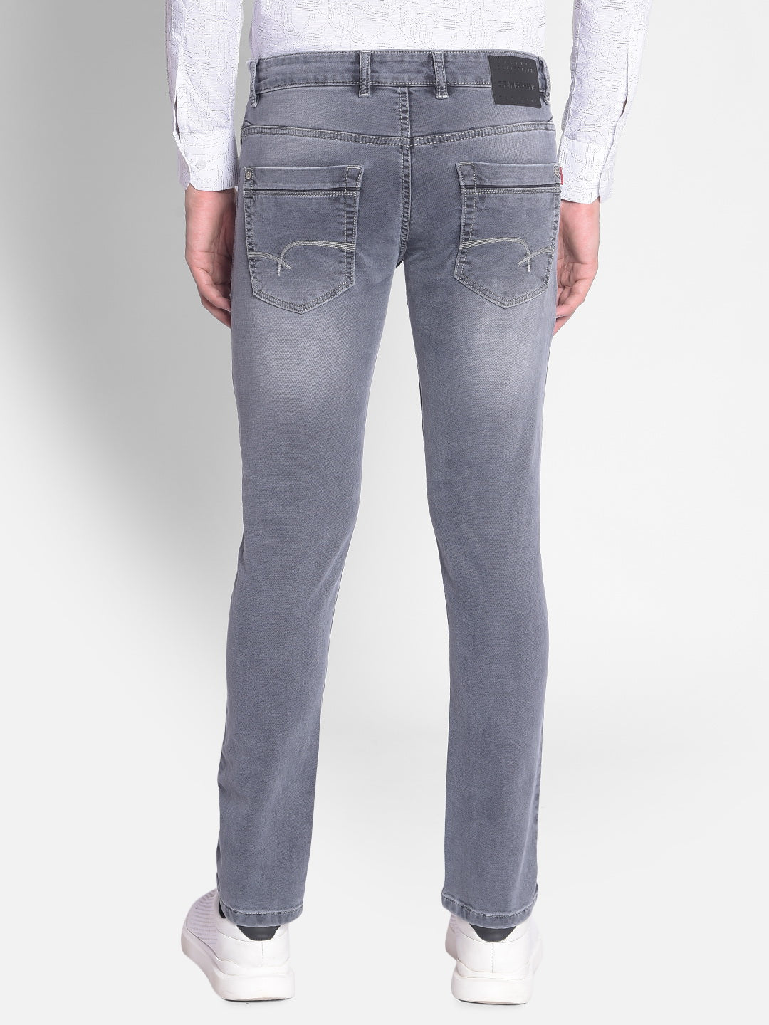 Grey Jeans-Men Jeans-Crimsoune Club