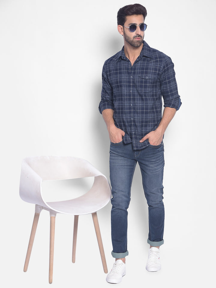 Blue Jeans-Men Jeans-Crimsoune Club