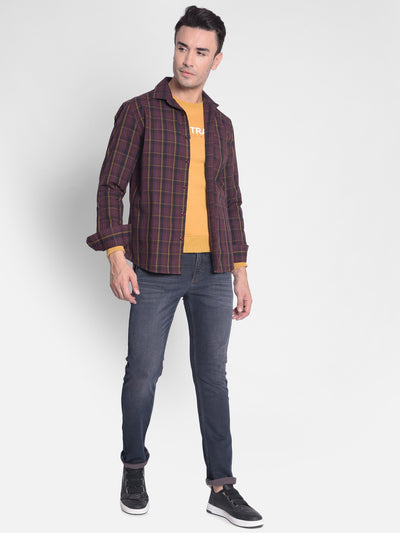 Navy Blue Jeans-Men Jeans-Crimsoune Club