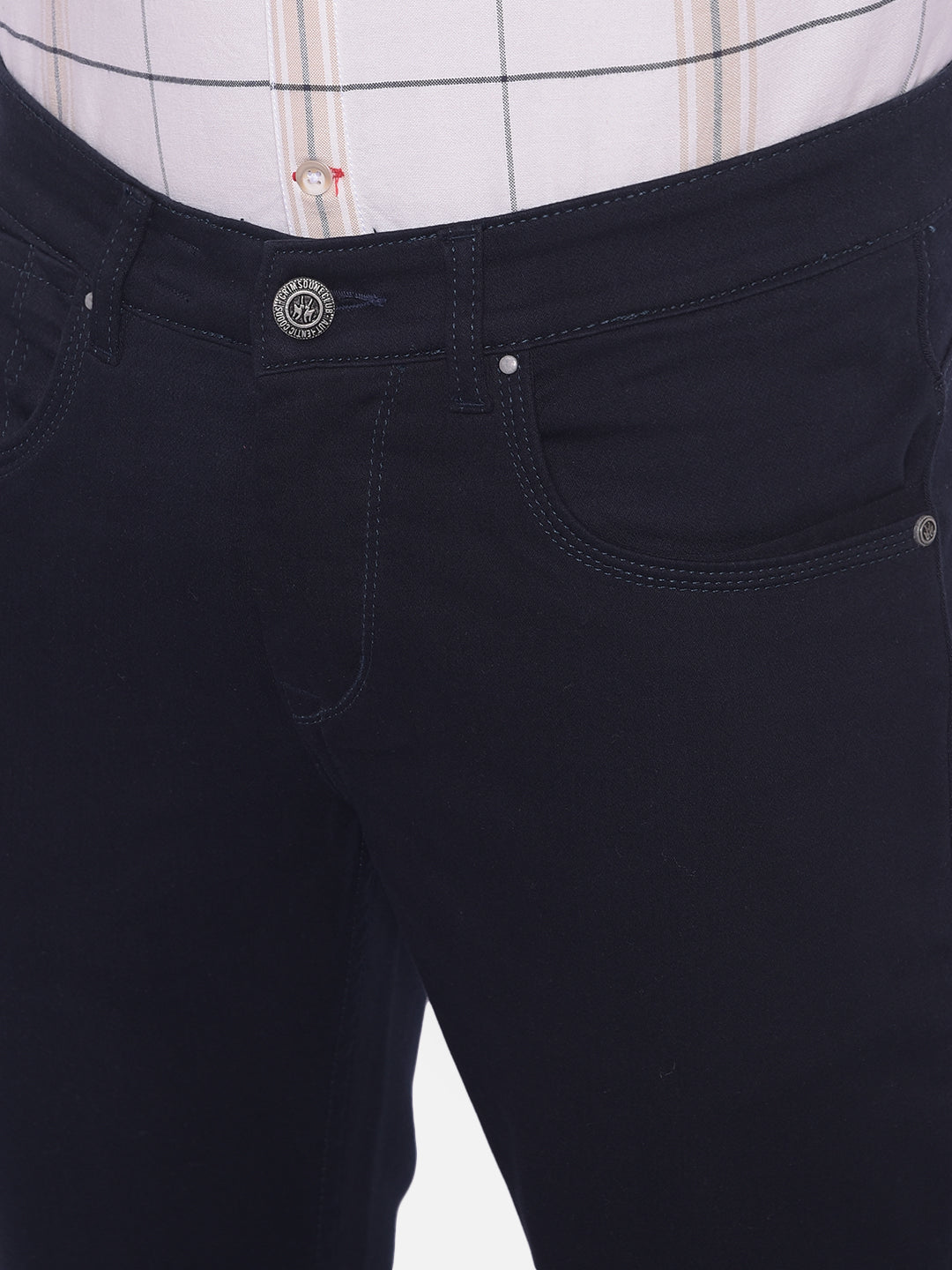 Navy Blue Jeans-Mens Jeans-Crimsoune Club