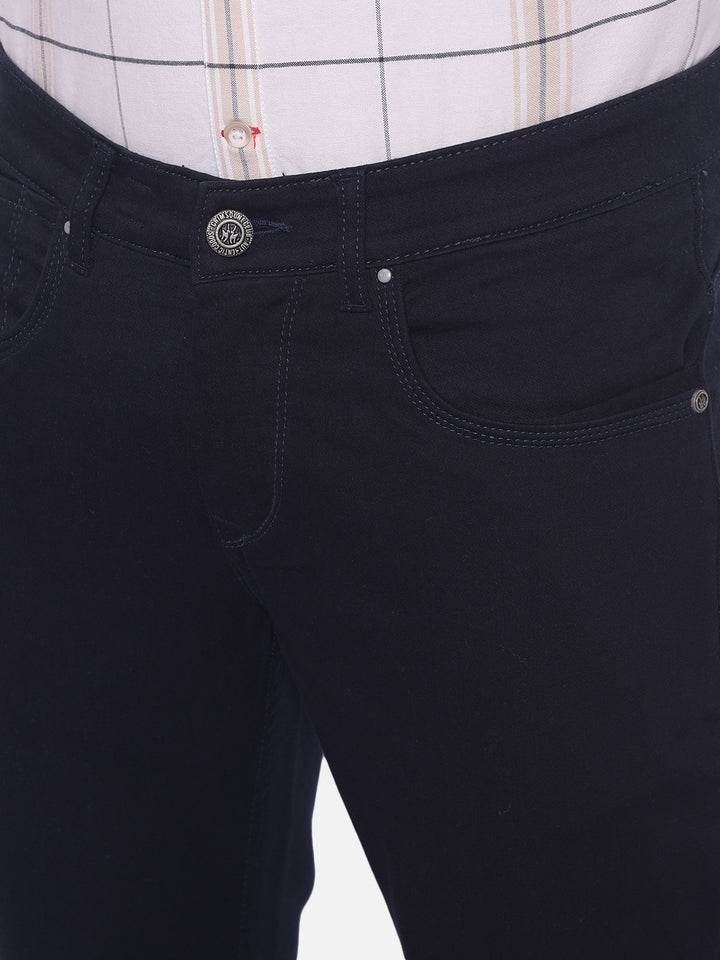 Navy Blue Jeans-Mens Jeans-Crimsoune Club