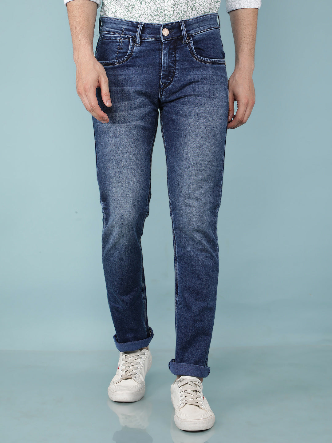 Blue Jeans-Men Jeans-Crimsoune Club