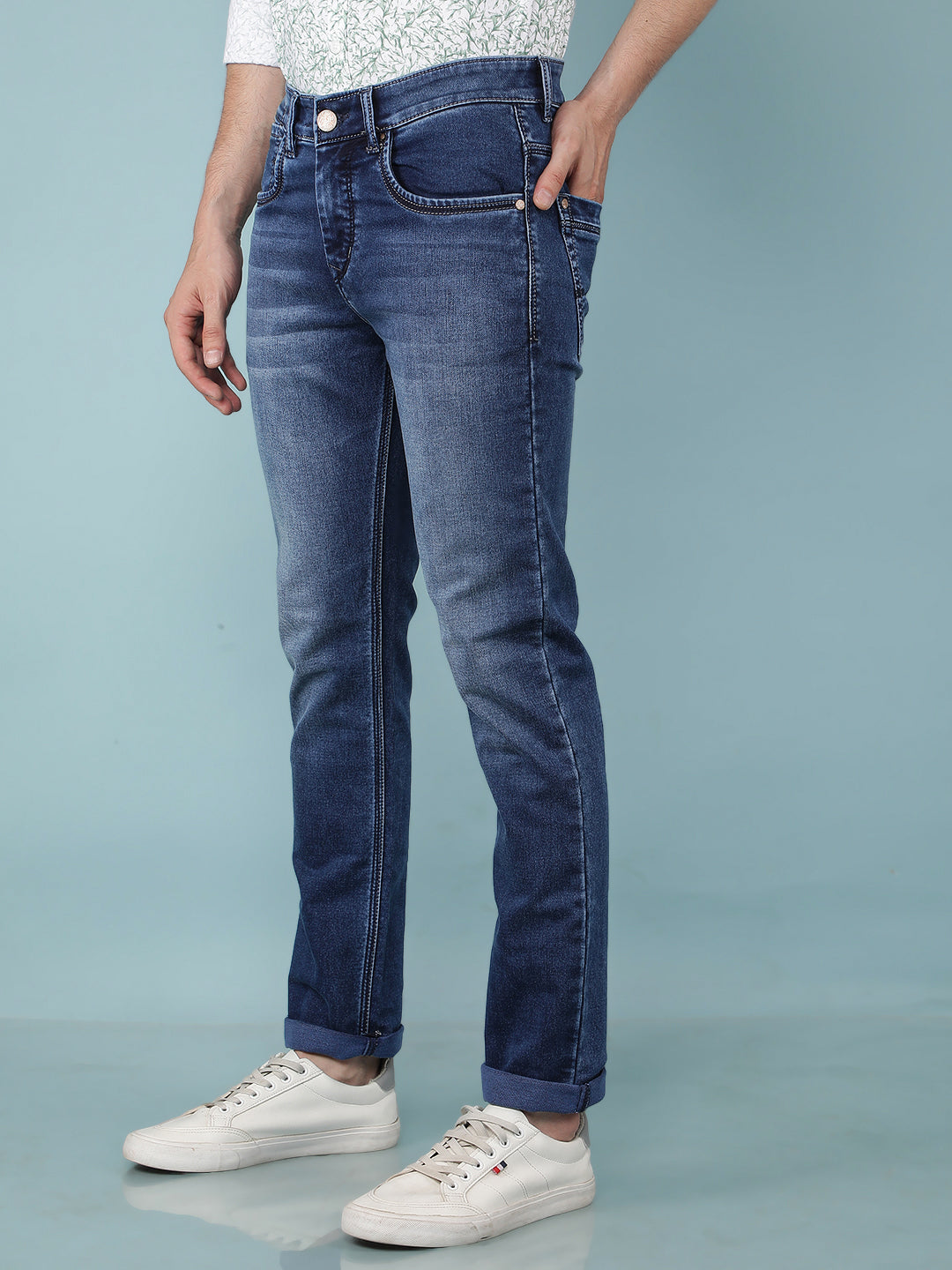 Blue Jeans-Men Jeans-Crimsoune Club