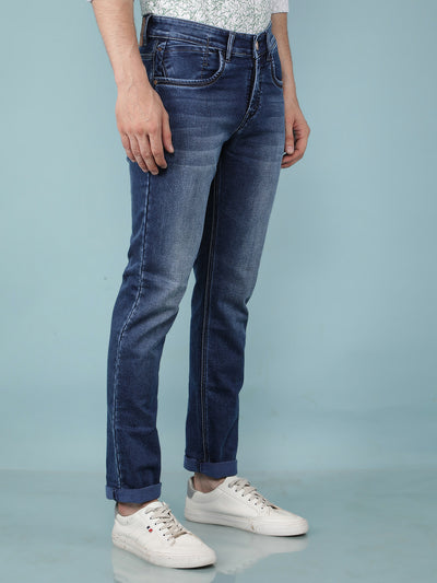 Blue Jeans-Men Jeans-Crimsoune Club