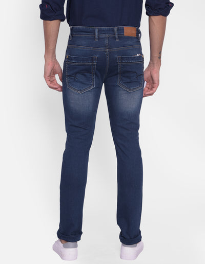 Blue Light Fade Jeans-Men Jeans-Crimsoune Club