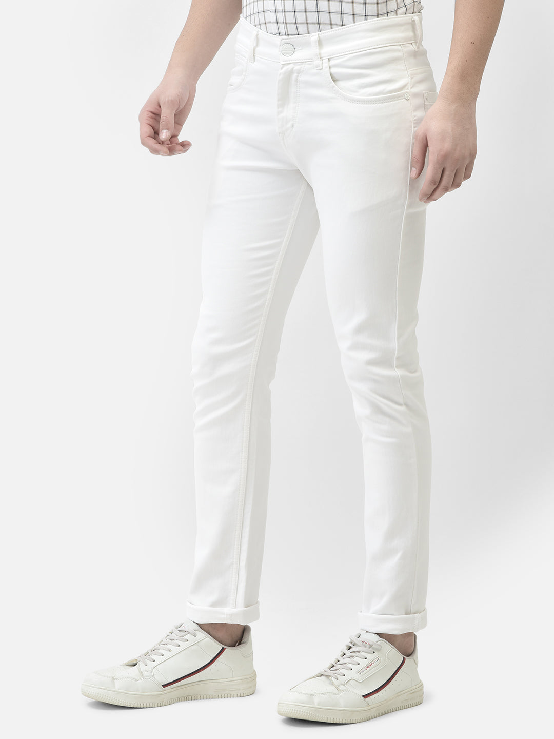 White Jeans-Men Jeans-Crimsoune Club