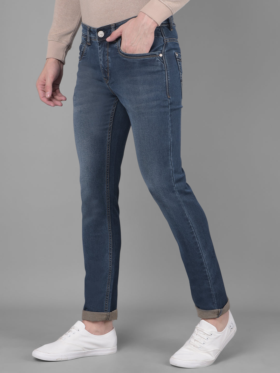 Blue Jeans-Men Jeans-Crimsoune Club