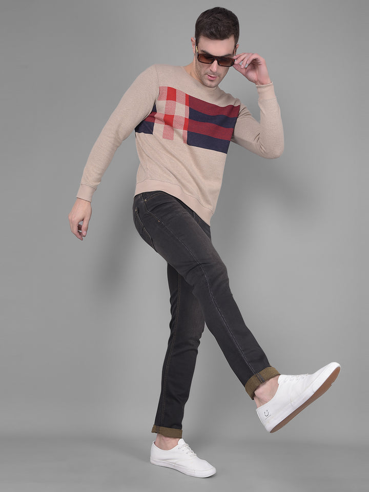 Grey Jeans-Men Jeans-Crimsoune Club