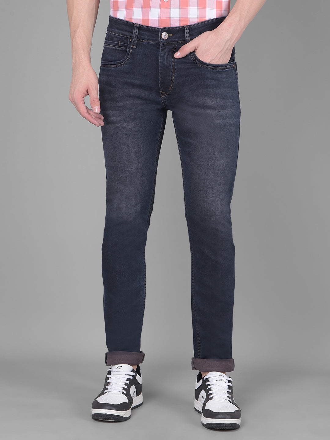 Black Jeans-Men Jeans-Crimsoune Club