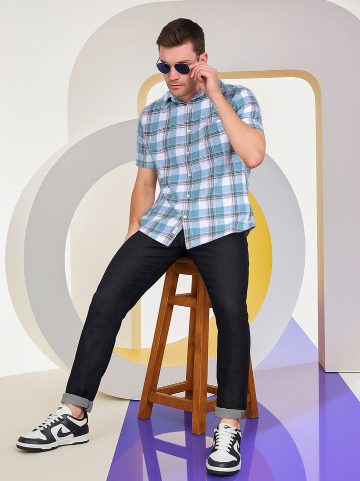 Vivid Black Jeans-Men Jeans-Crimsoune Club