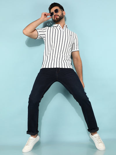 Black Straight Jeans-Men Jeans-Crimsoune Club