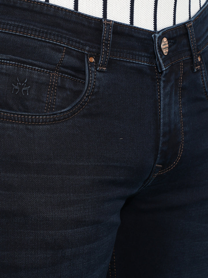 Black Straight Jeans-Men Jeans-Crimsoune Club