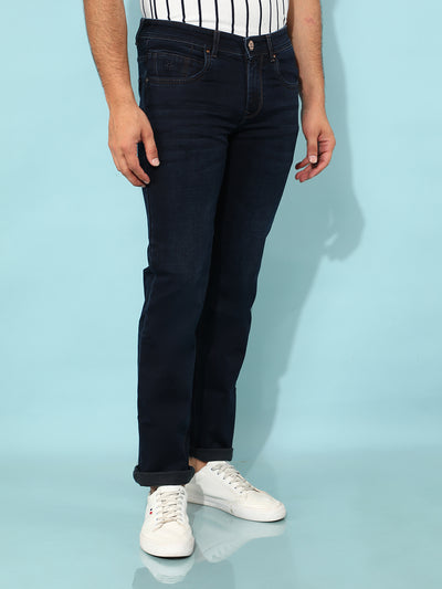 Black Straight Jeans-Men Jeans-Crimsoune Club
