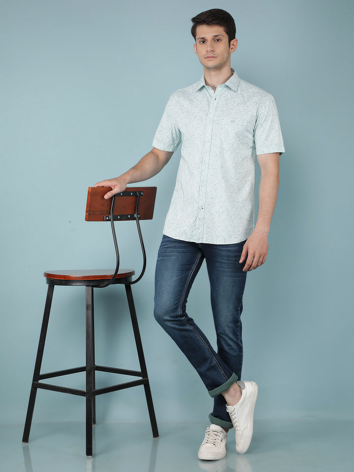 Blue Cotton Jeans-Men Jeans-Crimsoune Club