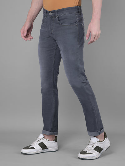 Grey Jeans-Men Jeans-Crimsoune Club