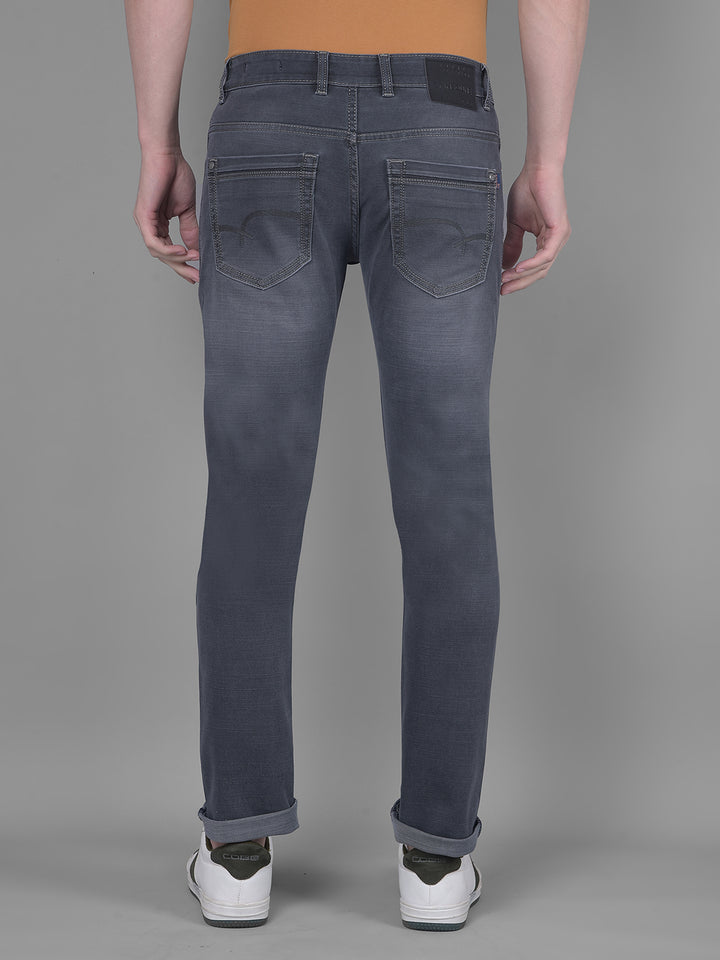 Grey Jeans-Men Jeans-Crimsoune Club