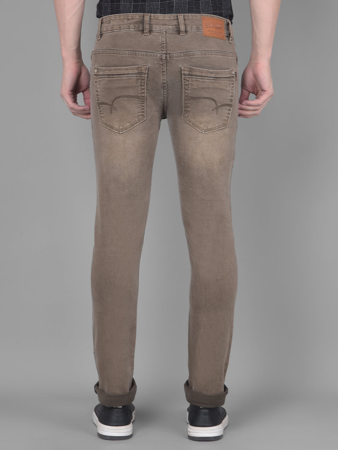 Brown Jeans-Men Jeans-Crimsoune Club