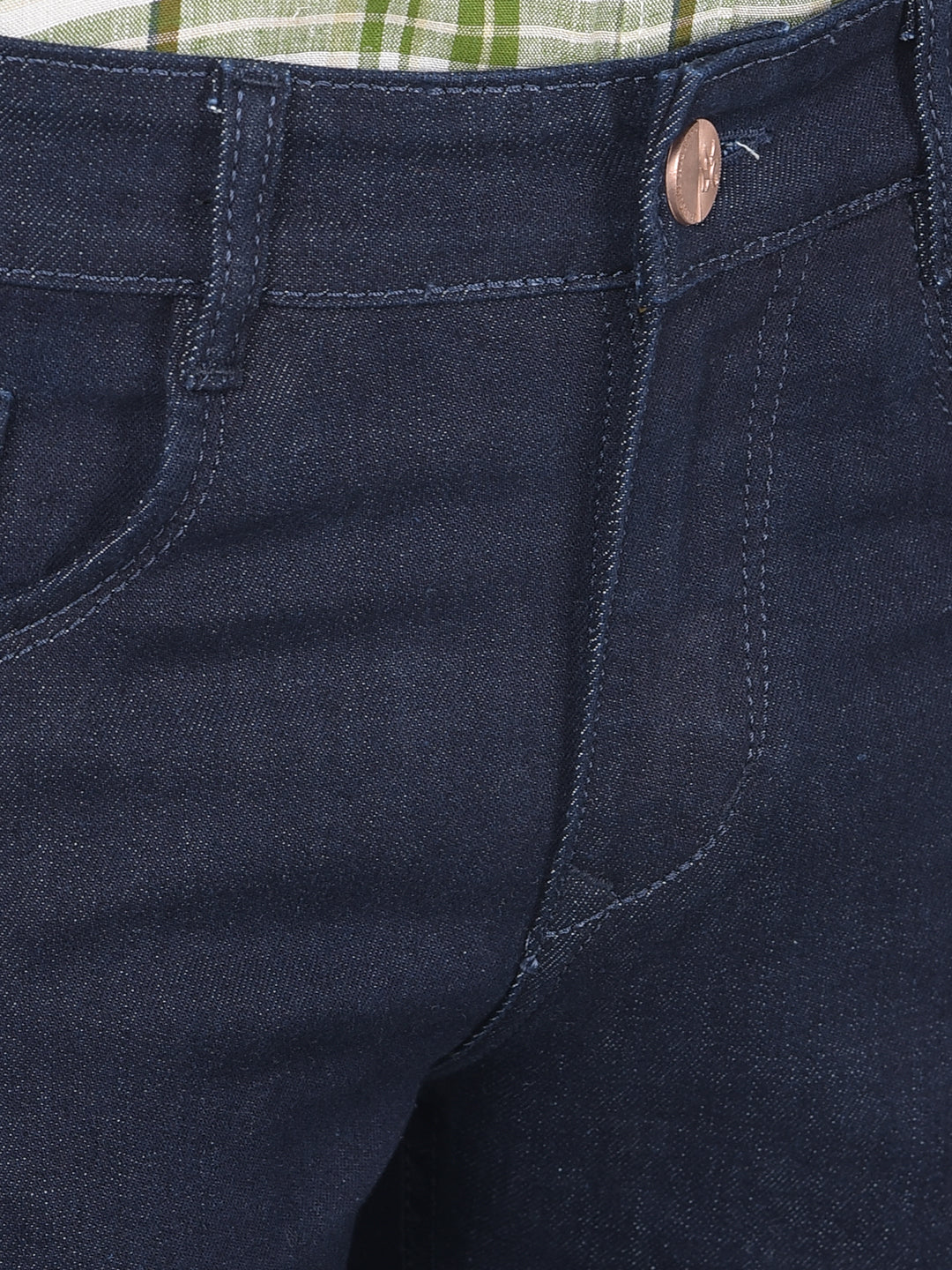 Navy Blue Jeans-Men Jeans-Crimsoune Club