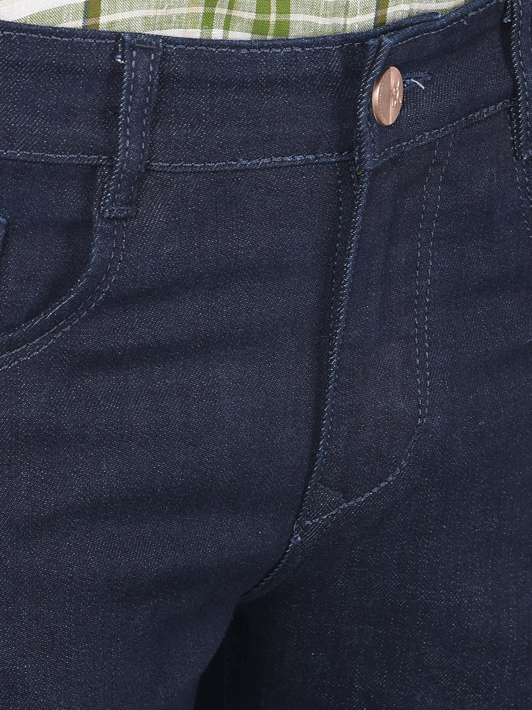 Navy Blue Jeans-Men Jeans-Crimsoune Club