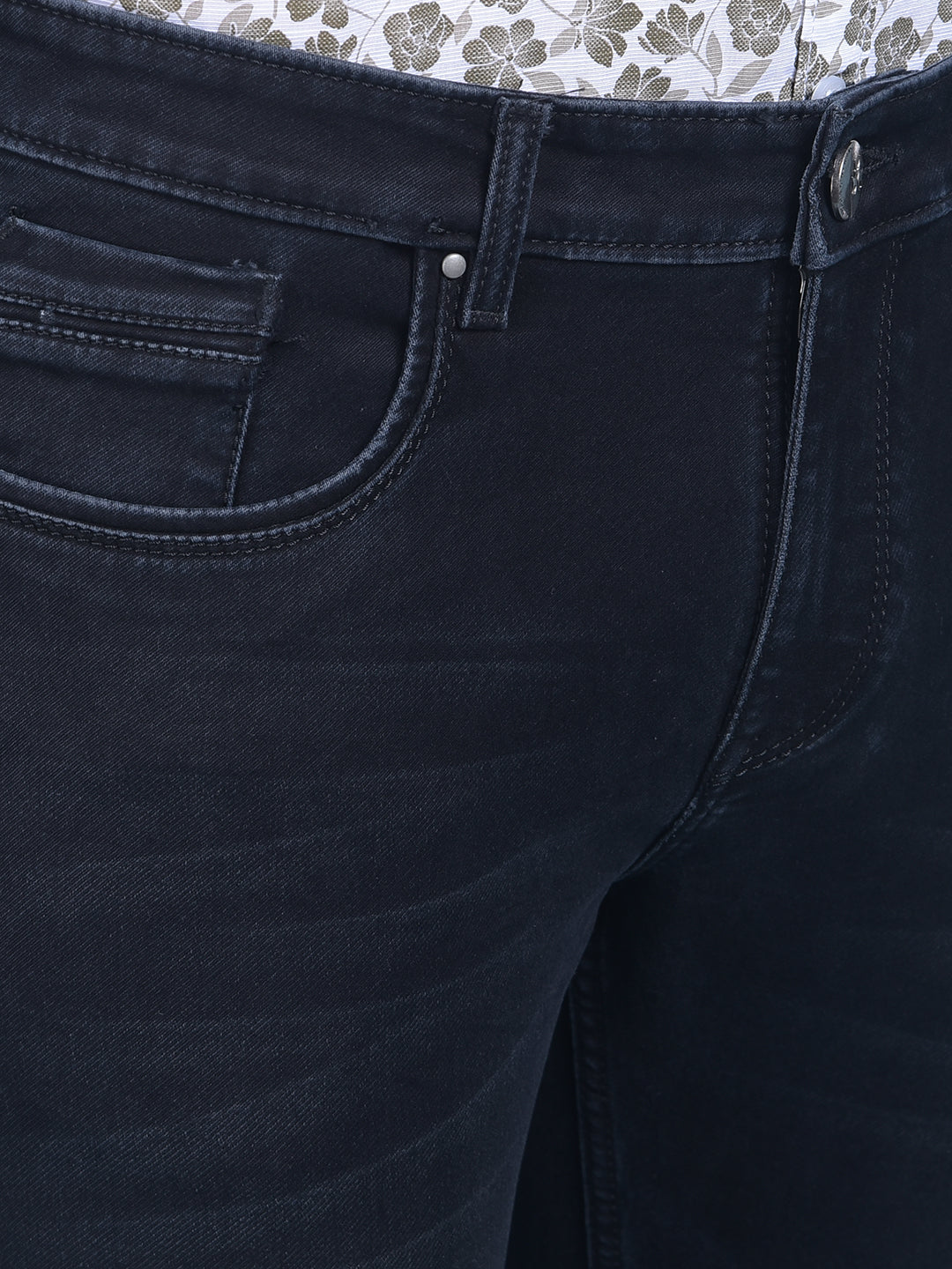 Black Stretchable Jeans-Men Jeans-Crimsoune Club