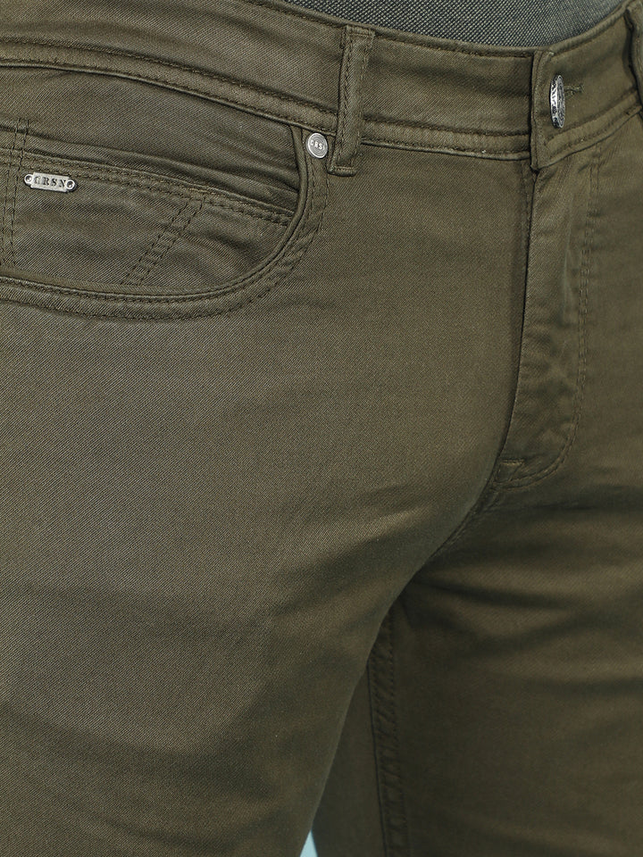 Olive Jeans-Men Jeans-Crimsoune Club