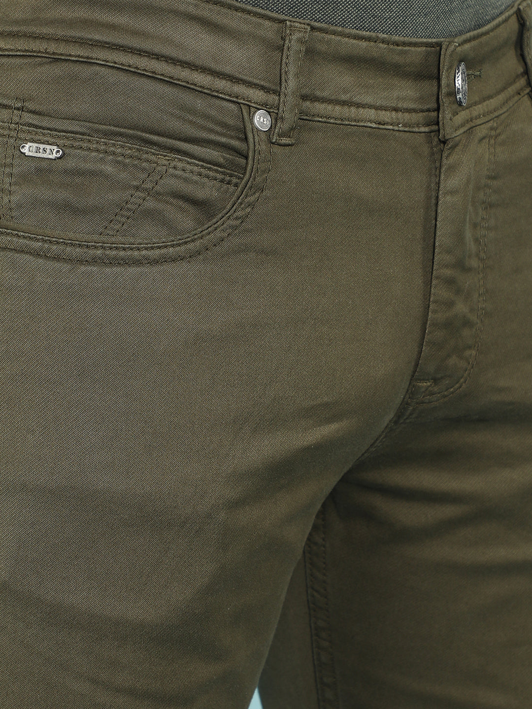 Olive Jeans-Men Jeans-Crimsoune Club