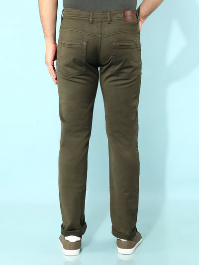 Olive Jeans-Men Jeans-Crimsoune Club