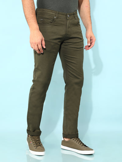Olive Jeans-Men Jeans-Crimsoune Club