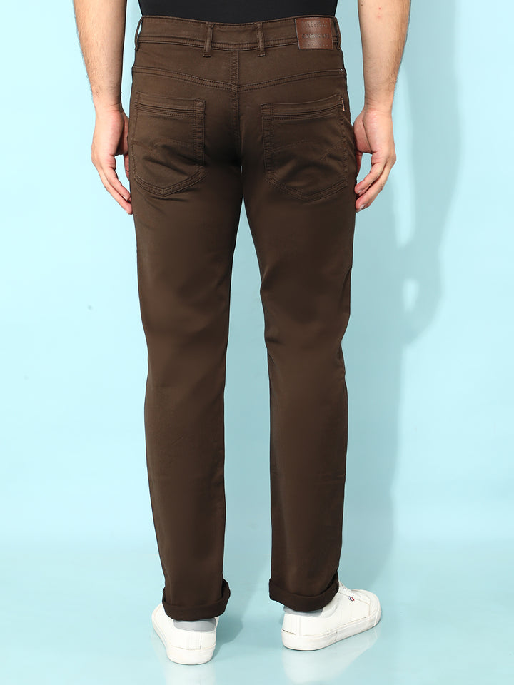Brown Jeans-Men Jeans-Crimsoune Club