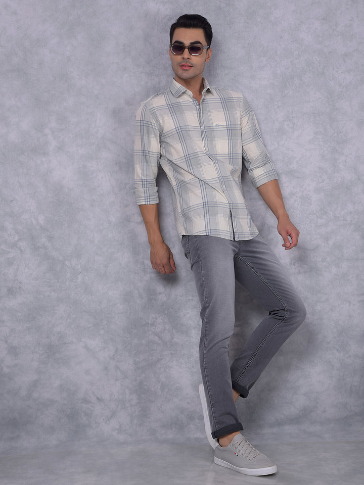 Grey Jeans-Men Jeans-Crimsoune Club
