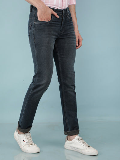 Olive Jeans-Men Jeans-Crimsoune Club