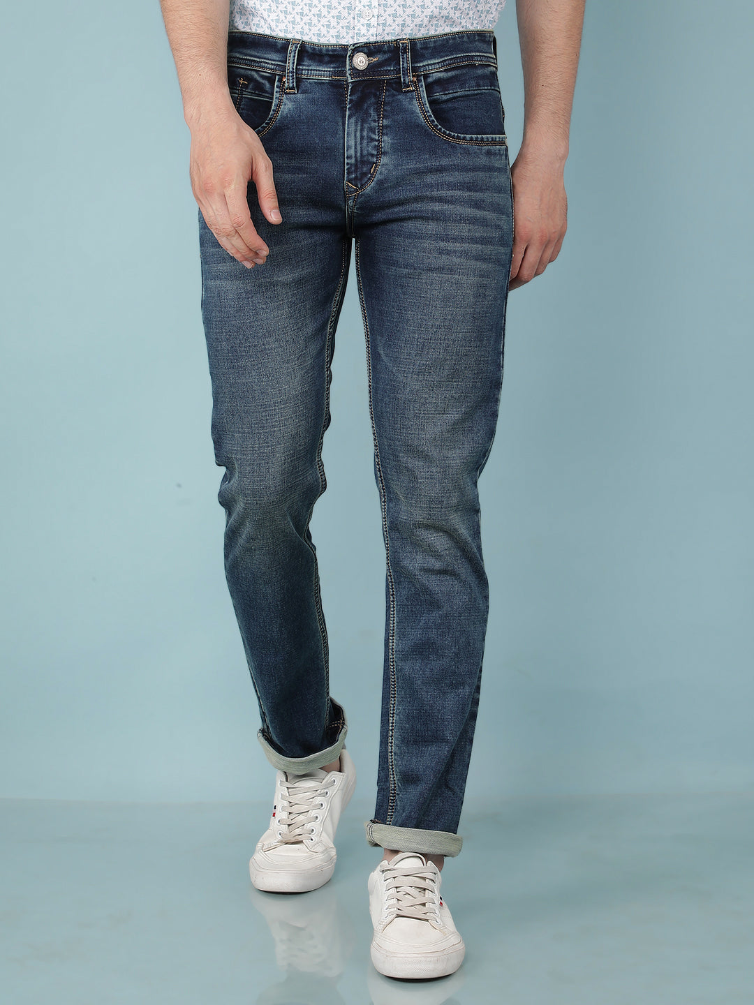 Blue Jeans-Men Jeans-Crimsoune Club