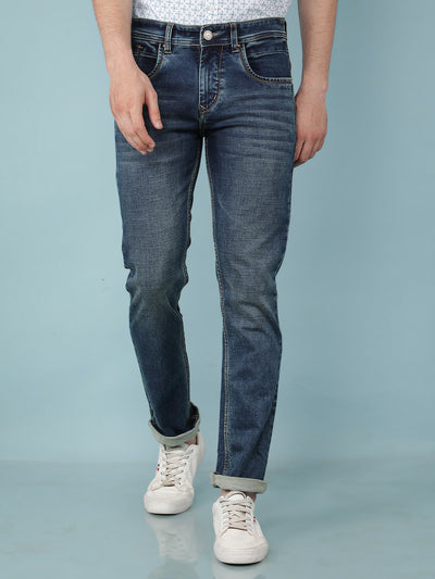 Blue Jeans-Men Jeans-Crimsoune Club