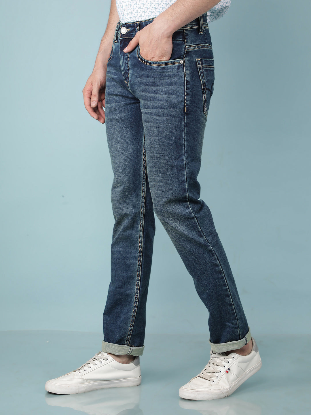 Blue Jeans-Men Jeans-Crimsoune Club