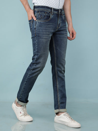Blue Jeans-Men Jeans-Crimsoune Club