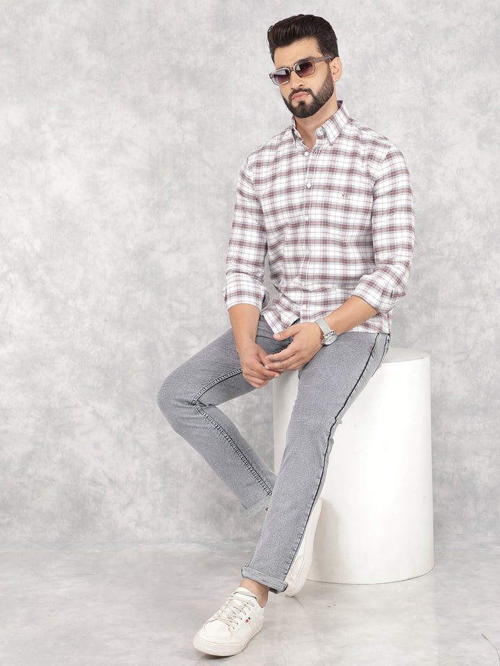 Grey Jeans-Men Jeans-Crimsoune Club