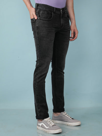 Black Jeans-Men Jeans-Crimsoune Club