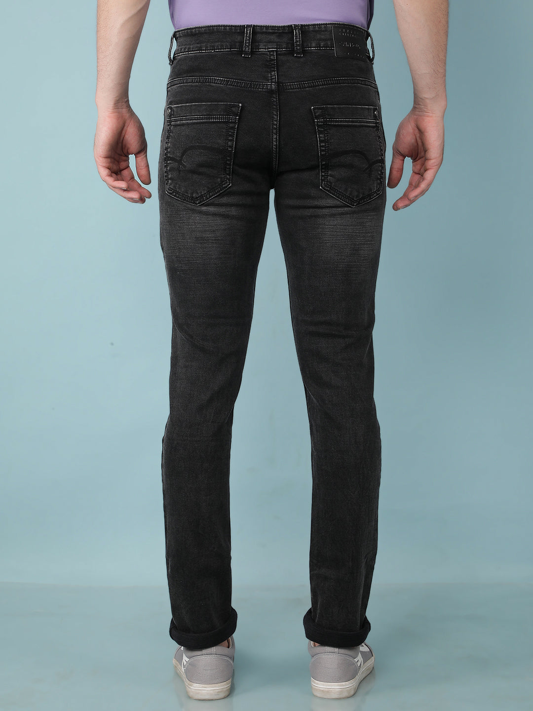 Black Jeans-Men Jeans-Crimsoune Club