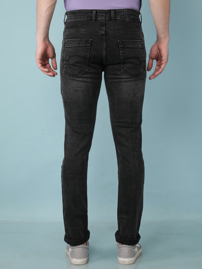 Black Jeans-Men Jeans-Crimsoune Club