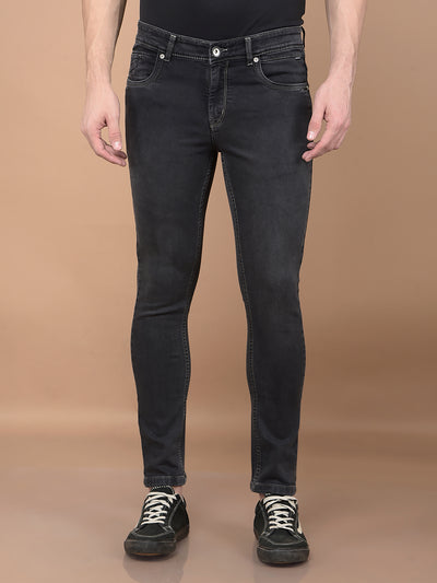 Grey Skinny Jeans-Men Jeans-Crimsoune Club