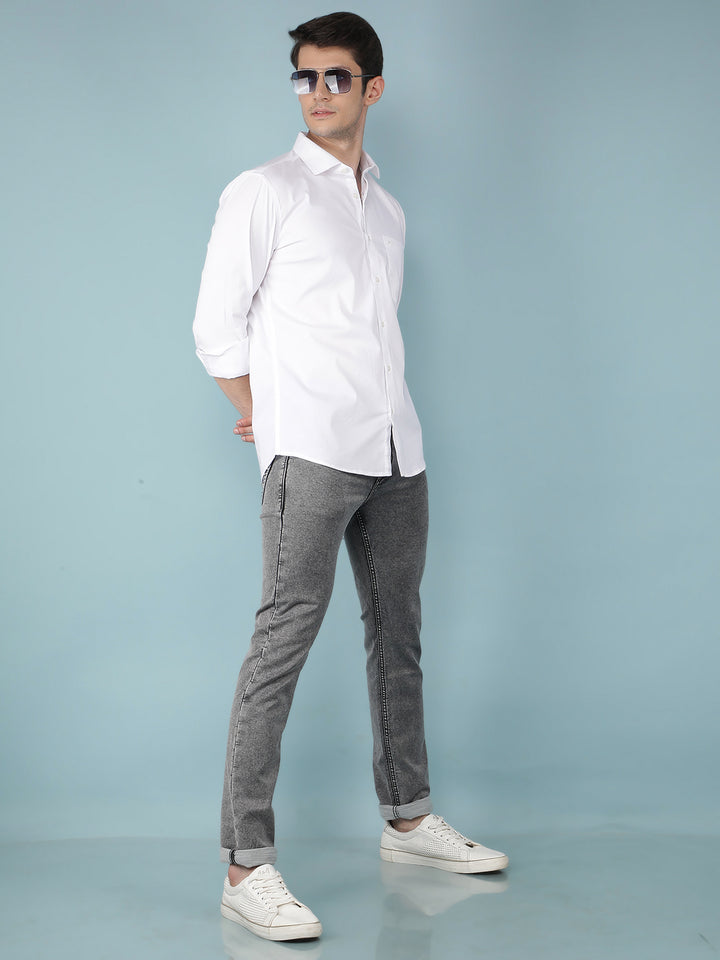 Grey Jeans-Men Jeans-Crimsoune Club