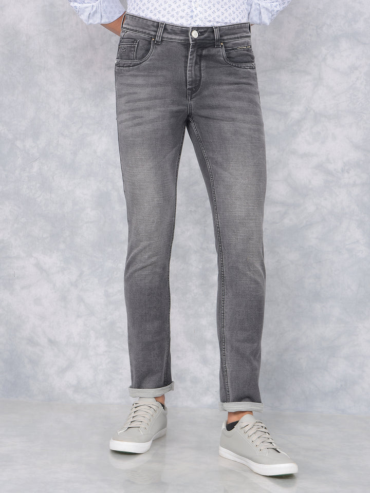 Grey Jeans-Men Jeans-Crimsoune Club