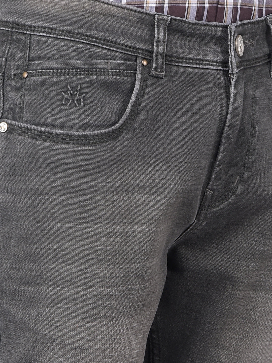 Grey Jeans-Men Jeans-Crimsoune Club