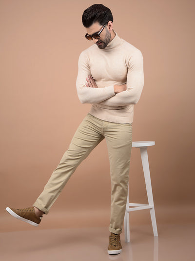 Beige Jeans-Men Jeans-Crimsoune Club