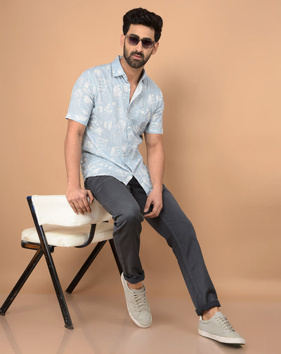 Grey Jeans-Men Jeans-Crimsoune Club